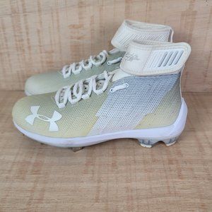 Under Armour Bryce Harper 2 Mid ST White Metallic Silver Men's